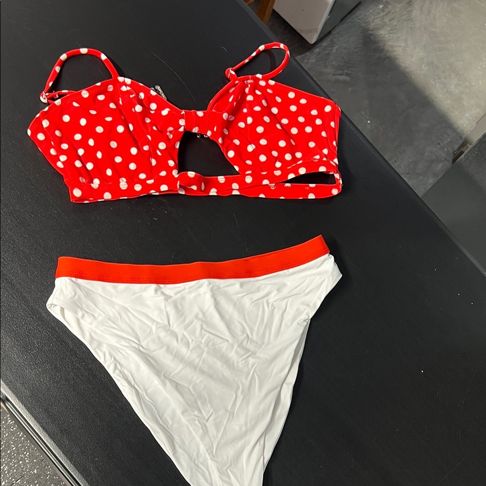 Dippin' Daisy's Scarlet and Snow Bikini
